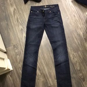 Size 23 - 7 for all mankind skinny jeans